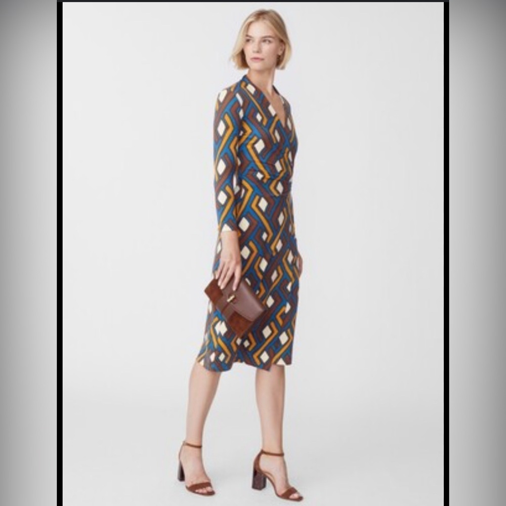 J.Mclaughlin Dree Dress in Vilhada Geo Size Medium
